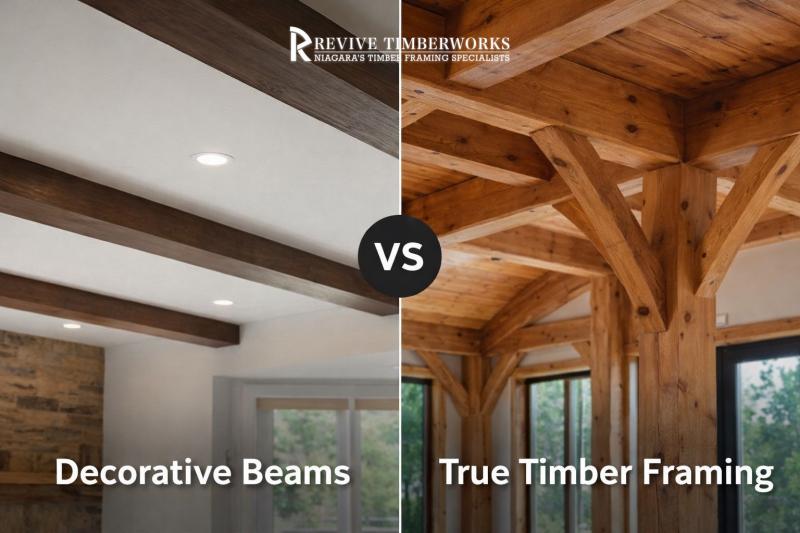 The Difference Between Decorative Beams and True Timber Framing
