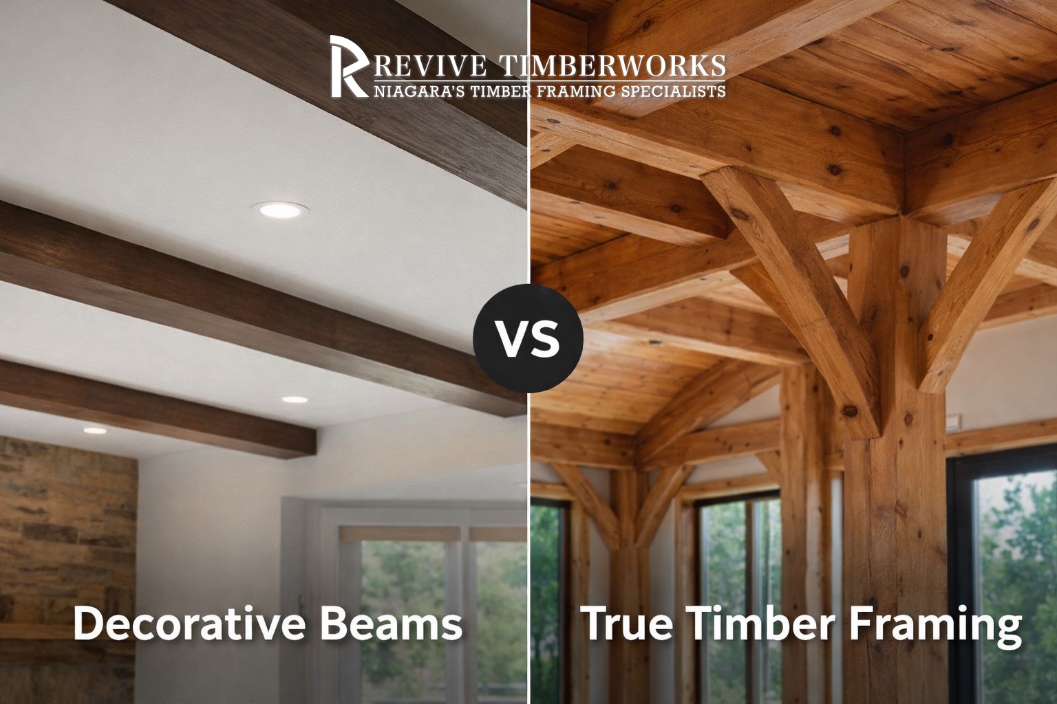 The Difference Between Decorative Beams and True Timber Framing