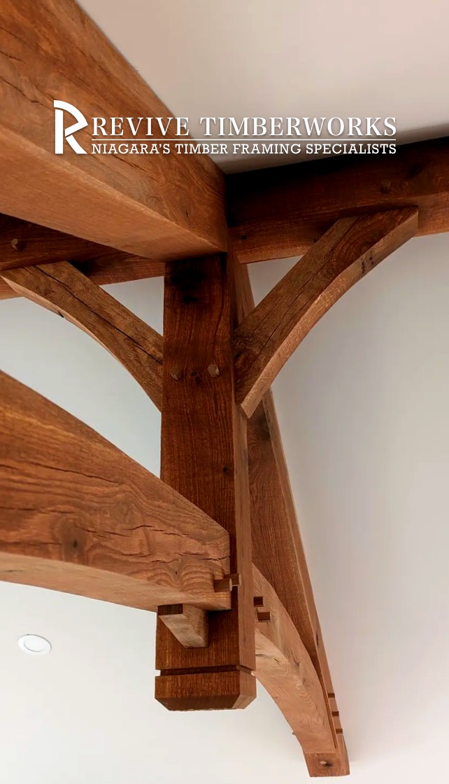 Timber-frame craftsmanship at Revive